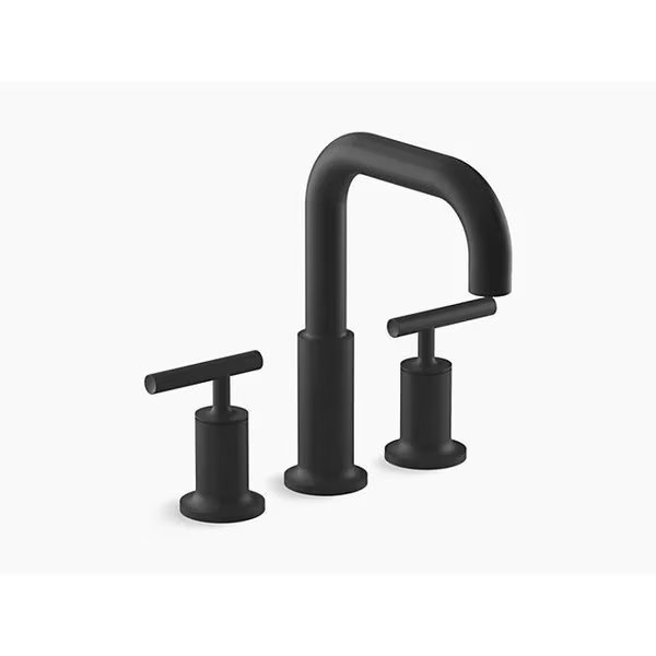Purist Deck-Mount Faucet Trim, Kohler, Mfr#: T14428-4-BL